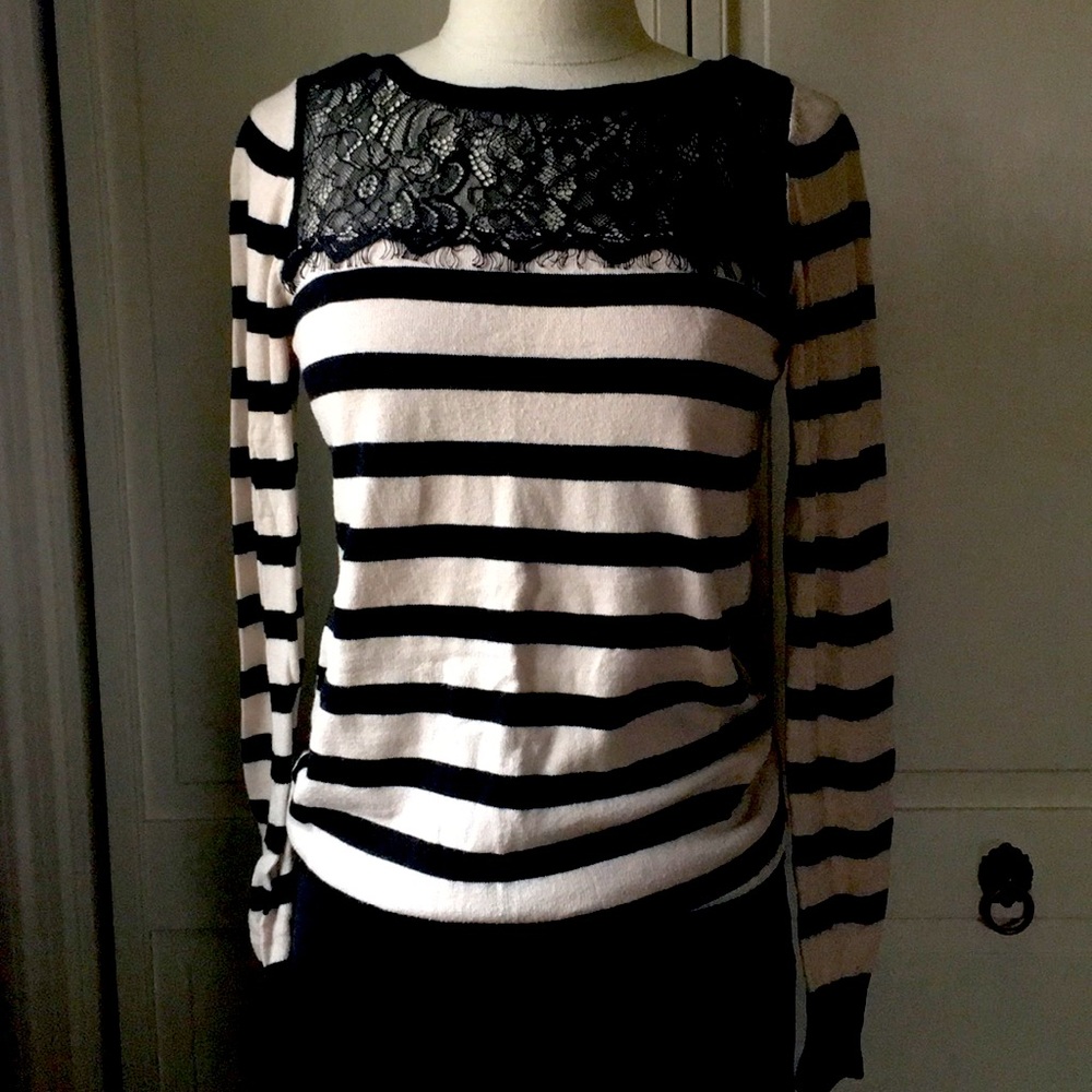 LC Striped Sweater